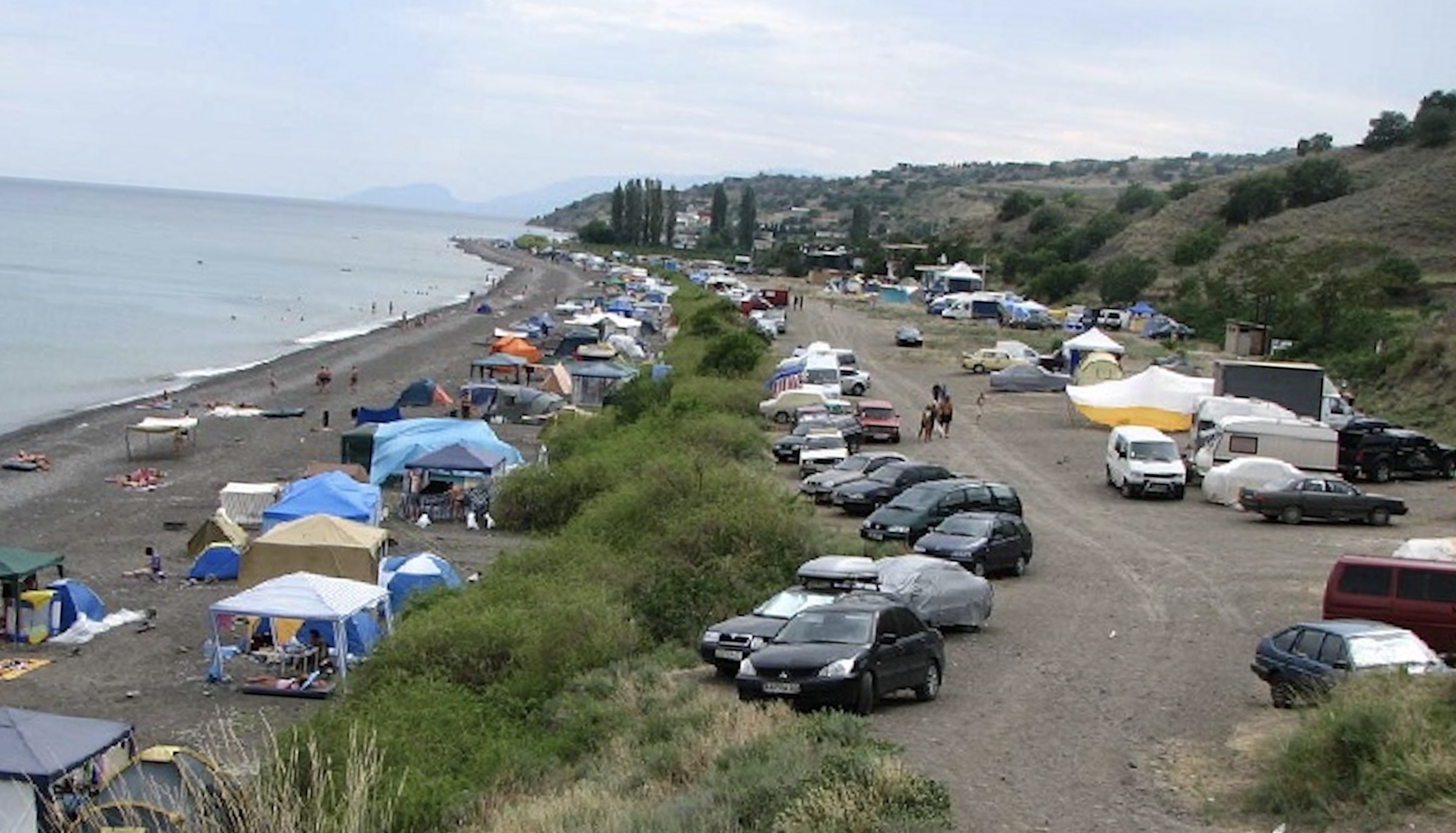 Правила парковки и стоянки у моря, в водоохранной зоне, Крымское побережье.